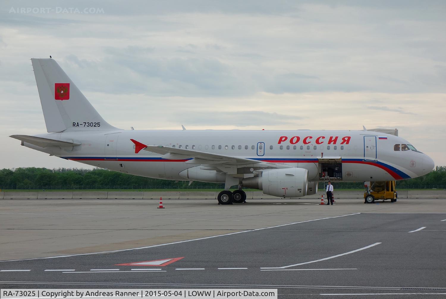 RA-73025, 2009 Airbus A319-115CJ C/N 4024, Rossiya Special Flight Detachment A319