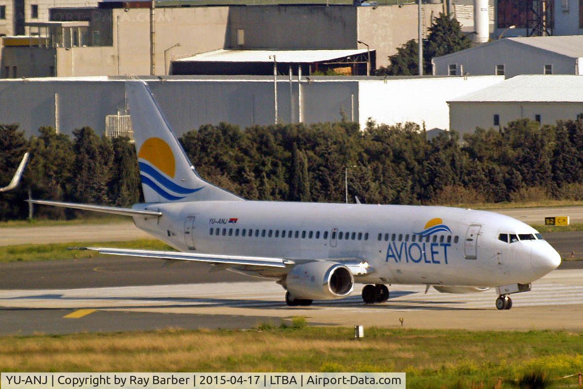 YU-ANJ, 1986 Boeing 737-3H9 C/N 23714/1305, Boeing 737-3H9 [23714] (Aviolet)  Istanbul-Ataturk~TC 17/04/2015