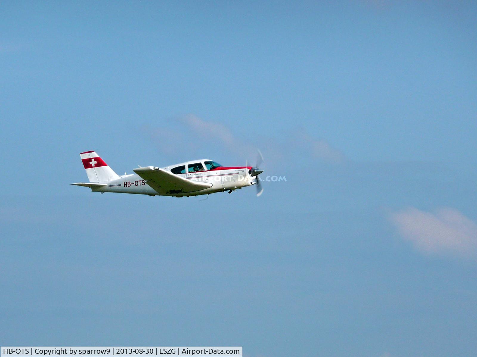 HB-OTS, 1960 Piper PA-24-250 Comanche C/N 24-2320, gear-up