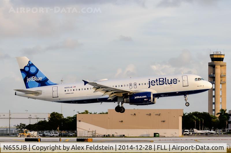 N655JB, 2007 Airbus A320-232 C/N 3072, Ft. Lauderdale