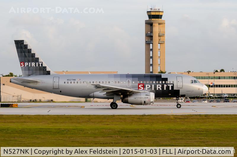 N527NK, 2007 Airbus A319-132 C/N 2978, Ft. Lauderdale