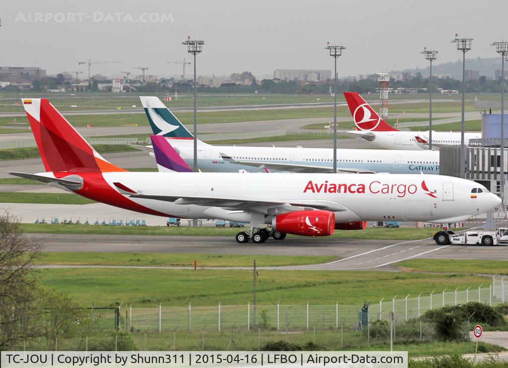 TC-JOU, 2014 Airbus A330-243F C/N 1550, Ready for delivery in Avianca Cargo c/s with titles... Avianca Cargo ntu