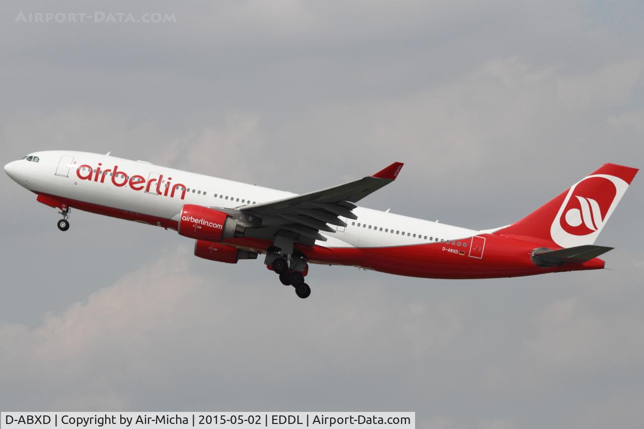 D-ABXD, 2007 Airbus A330-243 C/N 822, Air Berlin, Airbus A330-243, CN: 822