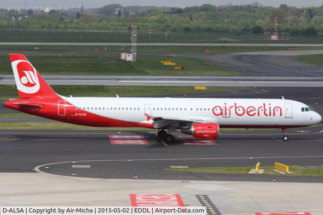 D-ALSA, 2001 Airbus A321-211 C/N 1629, Air Berlin, A321-211, CN: 1629