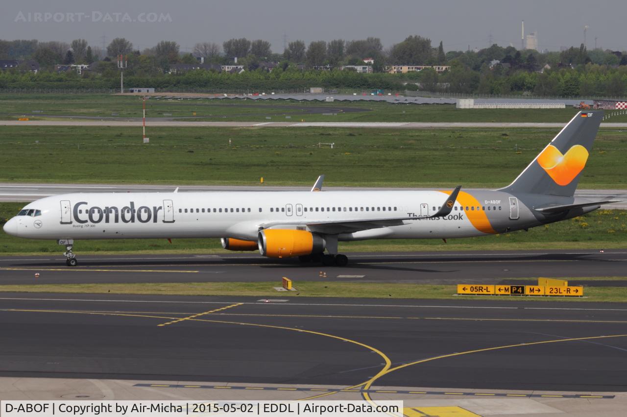 D-ABOF, 1999 Boeing 757-330 C/N 29013, Condor, Boeing 757-330(WL), CN: 29013