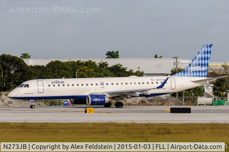 N273JB, 2007 Embraer ERJ-190-100 IGW 190AR C/N 19000073, Ft. Lauderdale