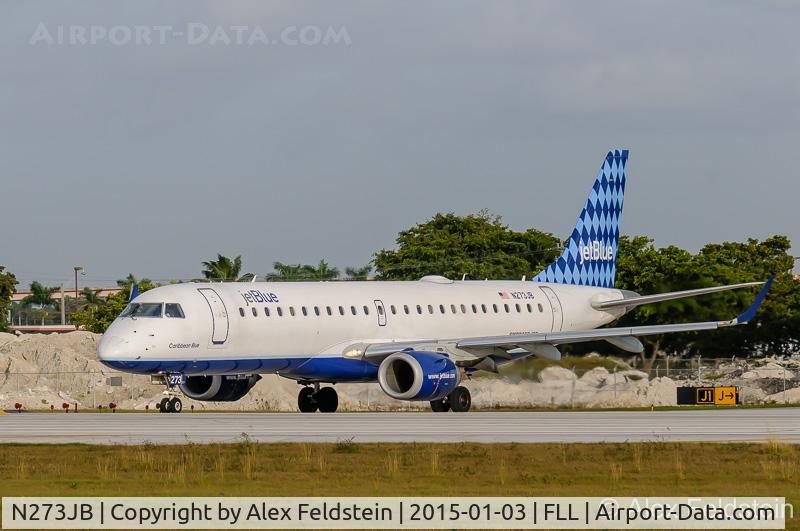 N273JB, 2007 Embraer ERJ-190-100 IGW 190AR C/N 19000073, Ft. Lauderdale