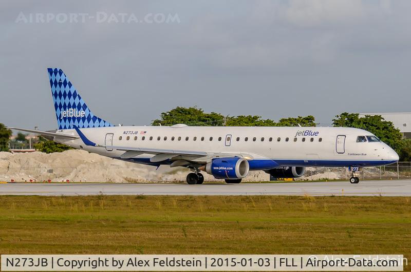 N273JB, 2007 Embraer ERJ-190-100 IGW 190AR C/N 19000073, Ft. Lauderdale