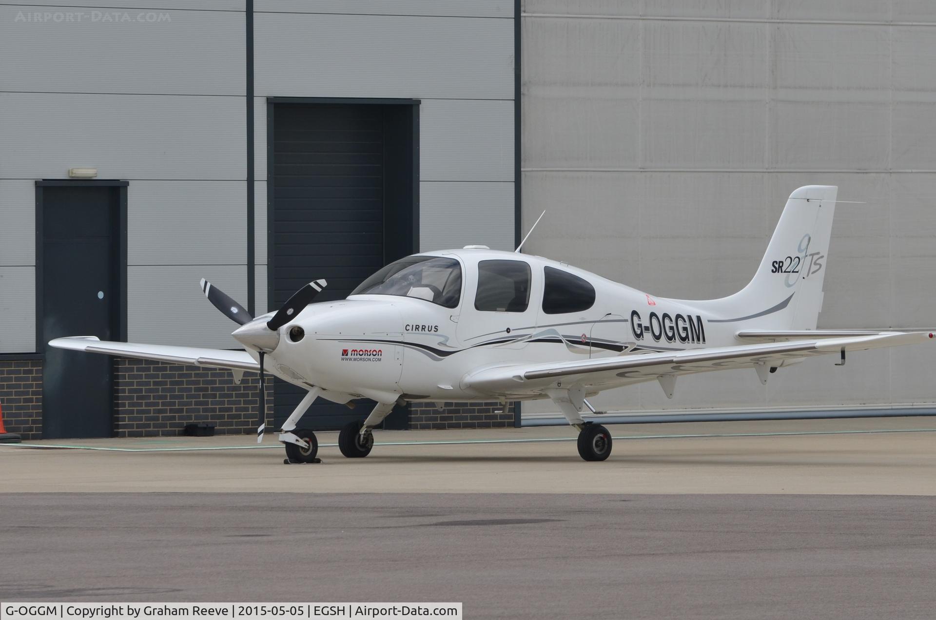 G-OGGM, 2005 Cirrus SR22 GTS C/N 1382, Parked at Norwich.