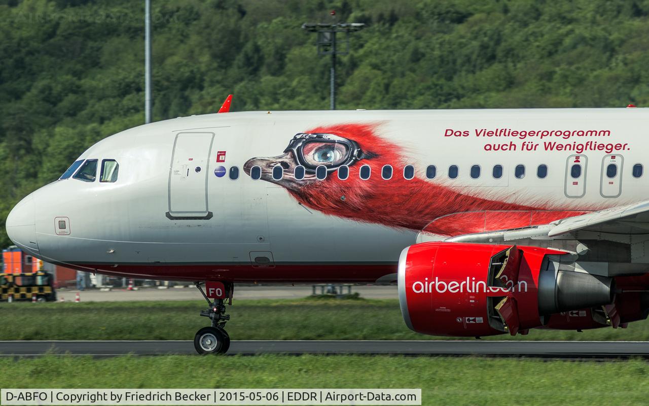 D-ABFO, 2010 Airbus A320-214 C/N 4564, decelerating after touchdown