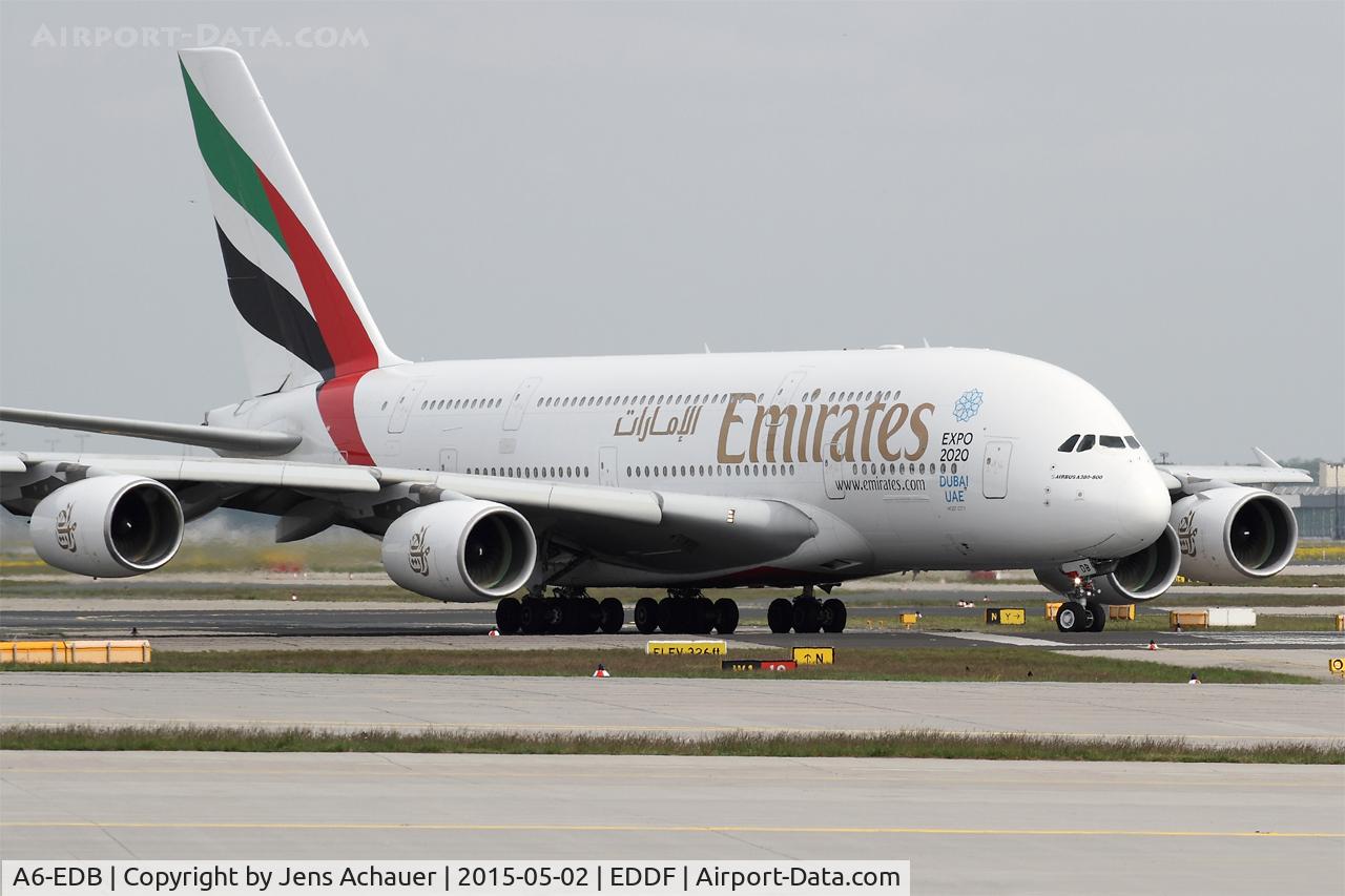A6-EDB, 2008 Airbus A380-861 C/N 013, Take off to DXB