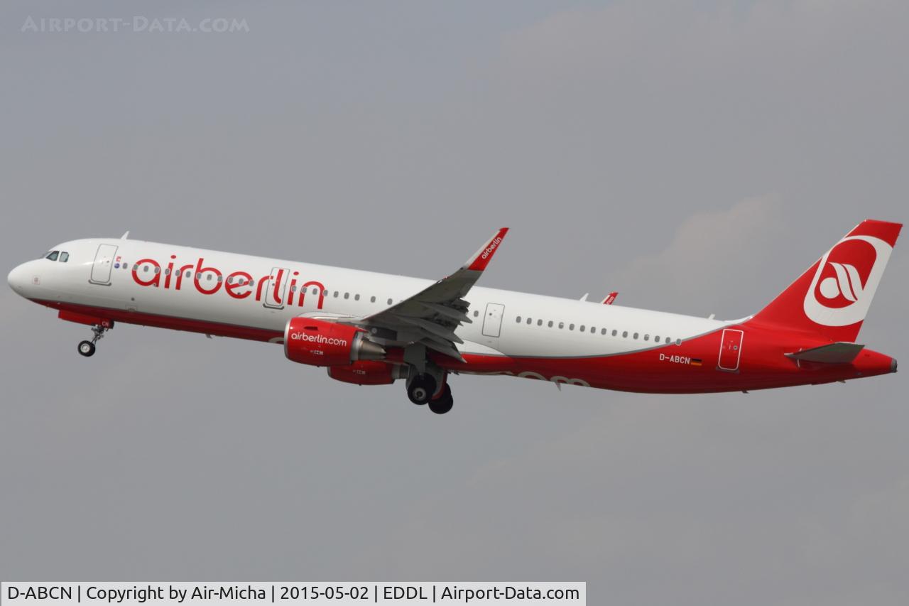 D-ABCN, 2015 Airbus A321-211 C/N 6454, Air Berlin, Airbus A321-211(WL), CN: 6454