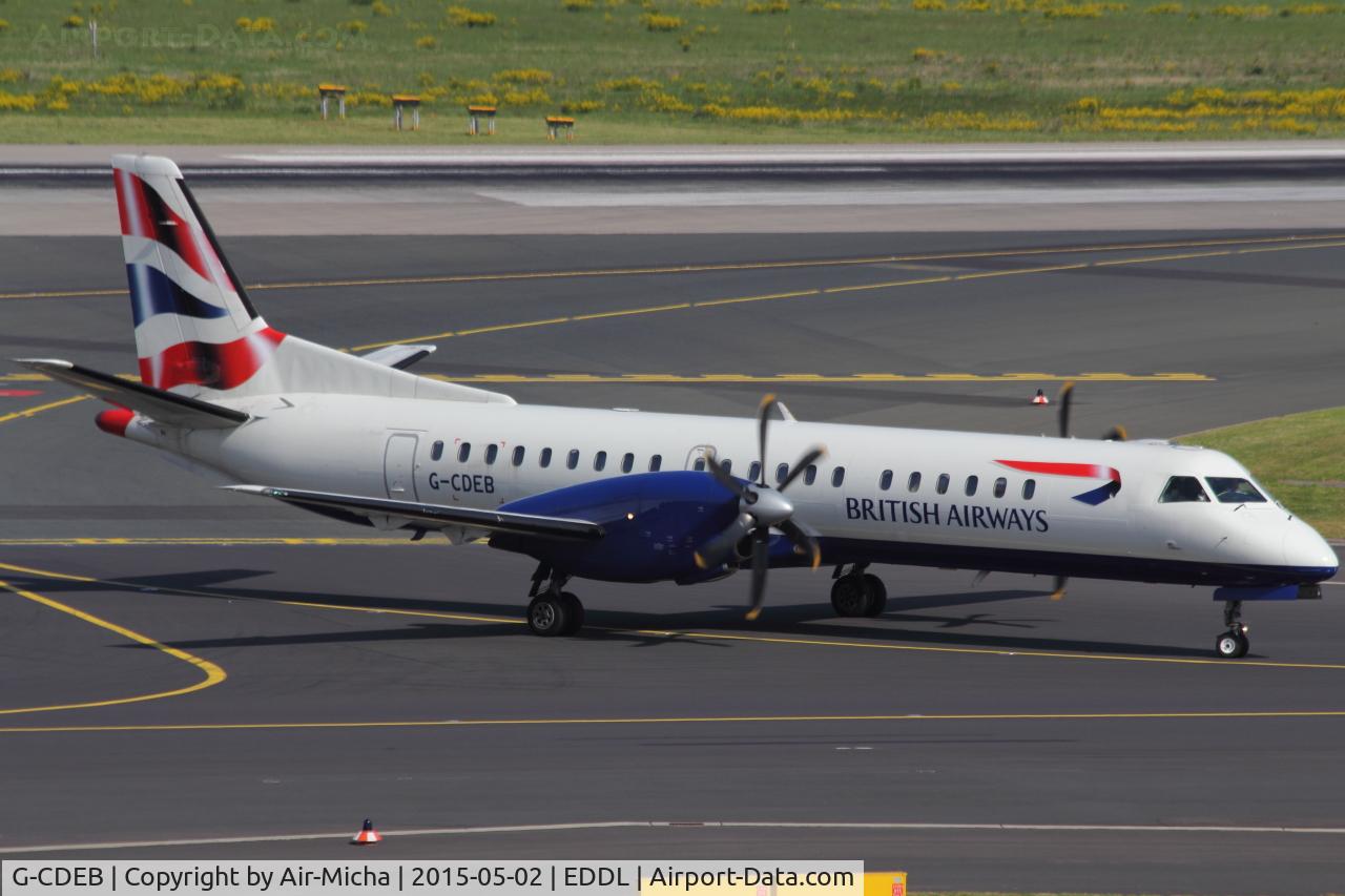 G-CDEB, 1996 Saab 2000 C/N 2000-036, BA CityFlyer, Saab 2000, CN: 2000-036