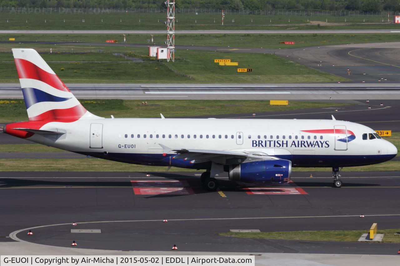 G-EUOI, 2001 Airbus A319-131 C/N 1606, British Airways, Airbus A319-131, CN: 1606