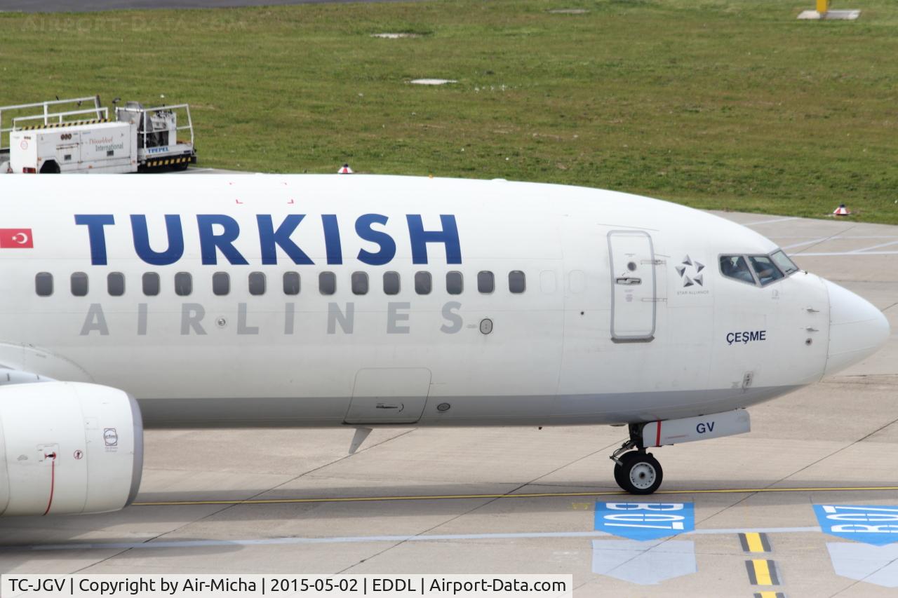 TC-JGV, 2006 Boeing 737-8F2 C/N 34419, Turkish Airlines, Boeing 737-8F2(WL), CN: 34419, Name: Cesme