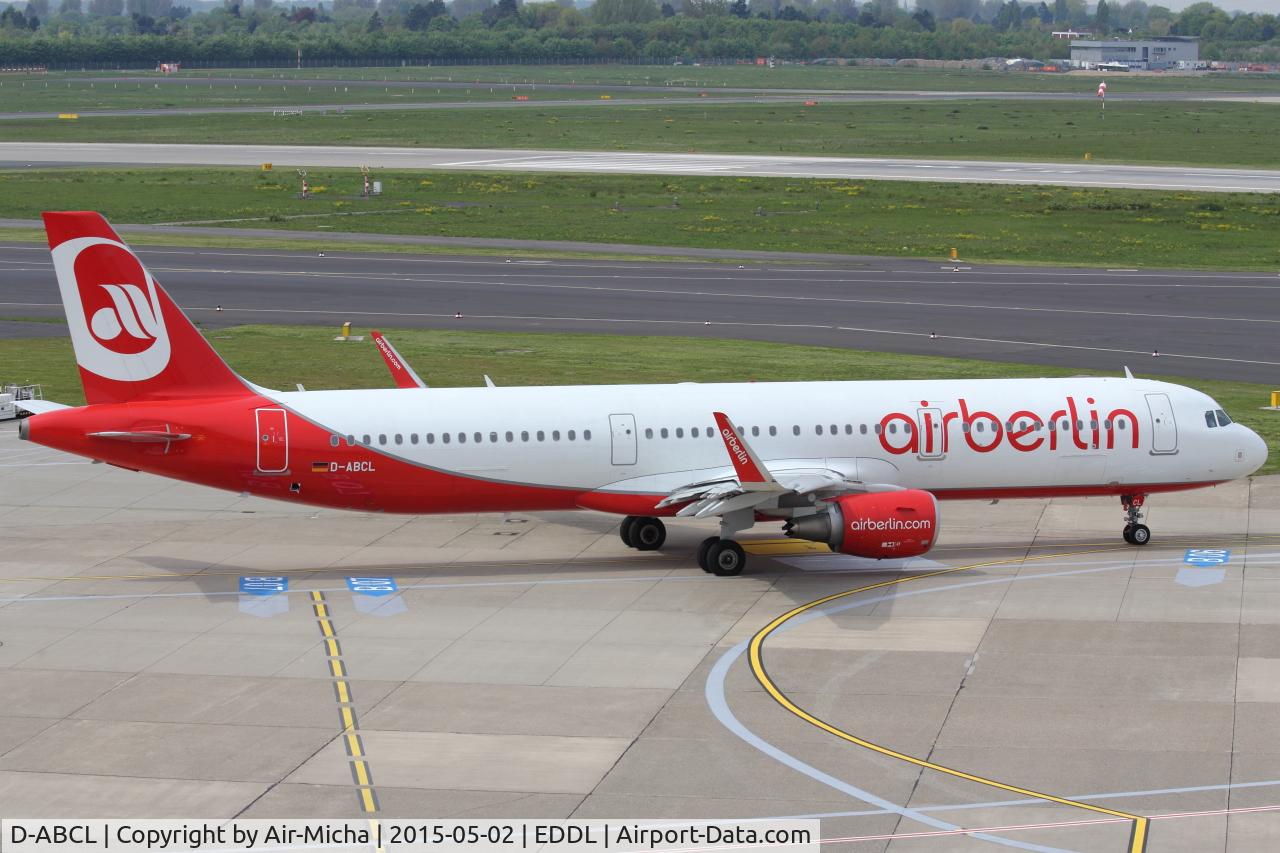 D-ABCL, 2014 Airbus A321-211 C/N 6168, Air Berlin, Airbus A321-211, CN: 6168