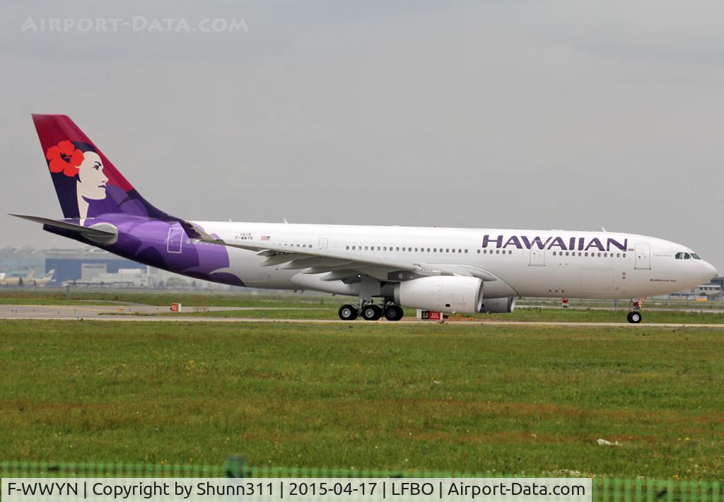 F-WWYN, 2015 Airbus A330-243 C/N 1615, C/n 1615 - To be N378HA