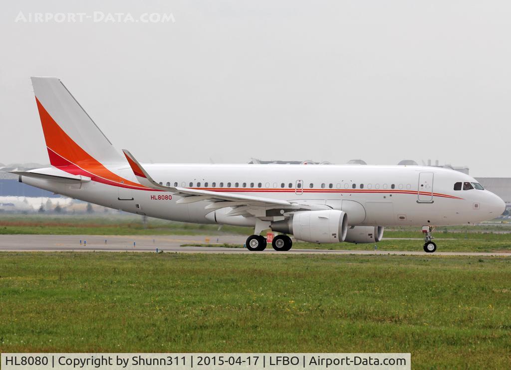 HL8080, 2013 Airbus ACJ319 (A319-115/CJ) C/N 5768, Delivery day to Seoul...