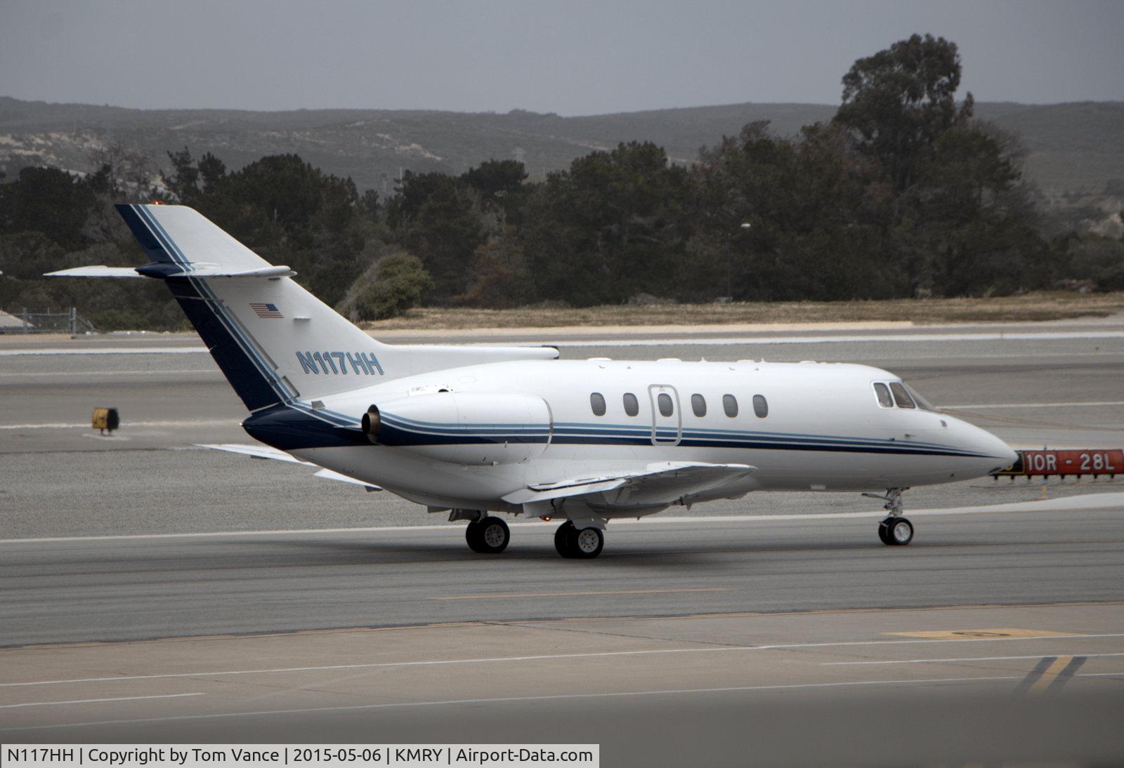 N117HH, 1993 British Aerospace BAe.125-800A C/N 258249, N117HH Canadian Pacific RR CEO jet rolling to 28L for departure