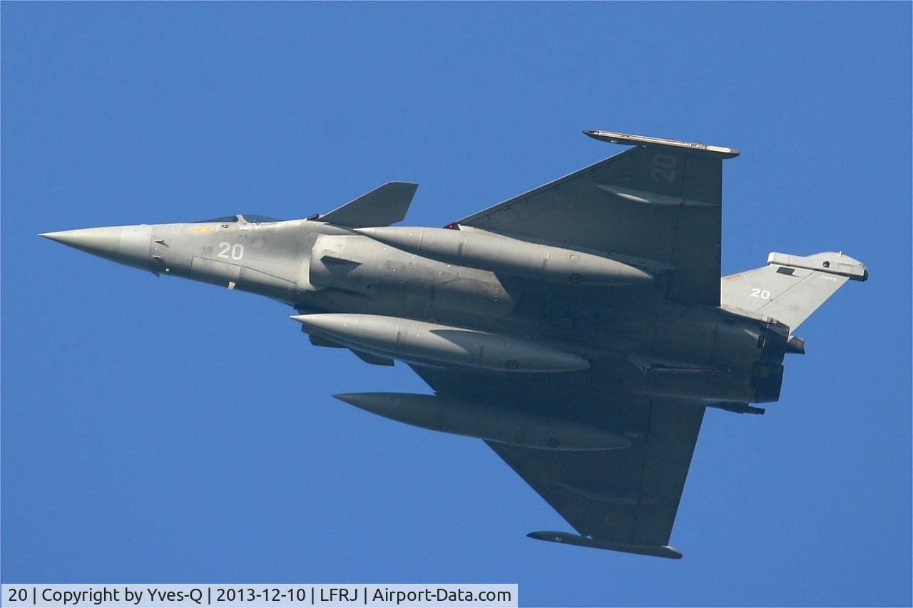 20, Dassault Rafale M C/N 20, Dassault Rafale M, Take off rwy 26, Landivisiau Naval Air Base (LFRJ)