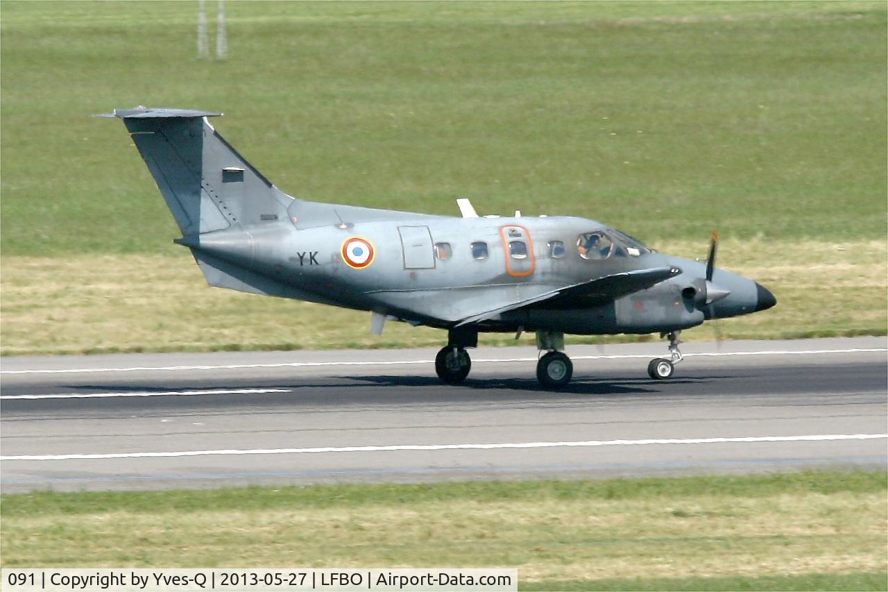 091, Embraer EMB-121AA Xingu C/N 121091, Embraer EMB-121AA Xingu, Landing rwy 14R, Toulouse-Blagnac Airport (LFBO-TLS)