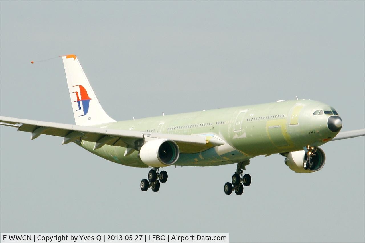 F-WWCN, 2013 Airbus A330-323X C/N 1431, Airbus A330-323X, Short approach rwy 14R, Toulouse-Blagnac Airport (LFBO-TLS)