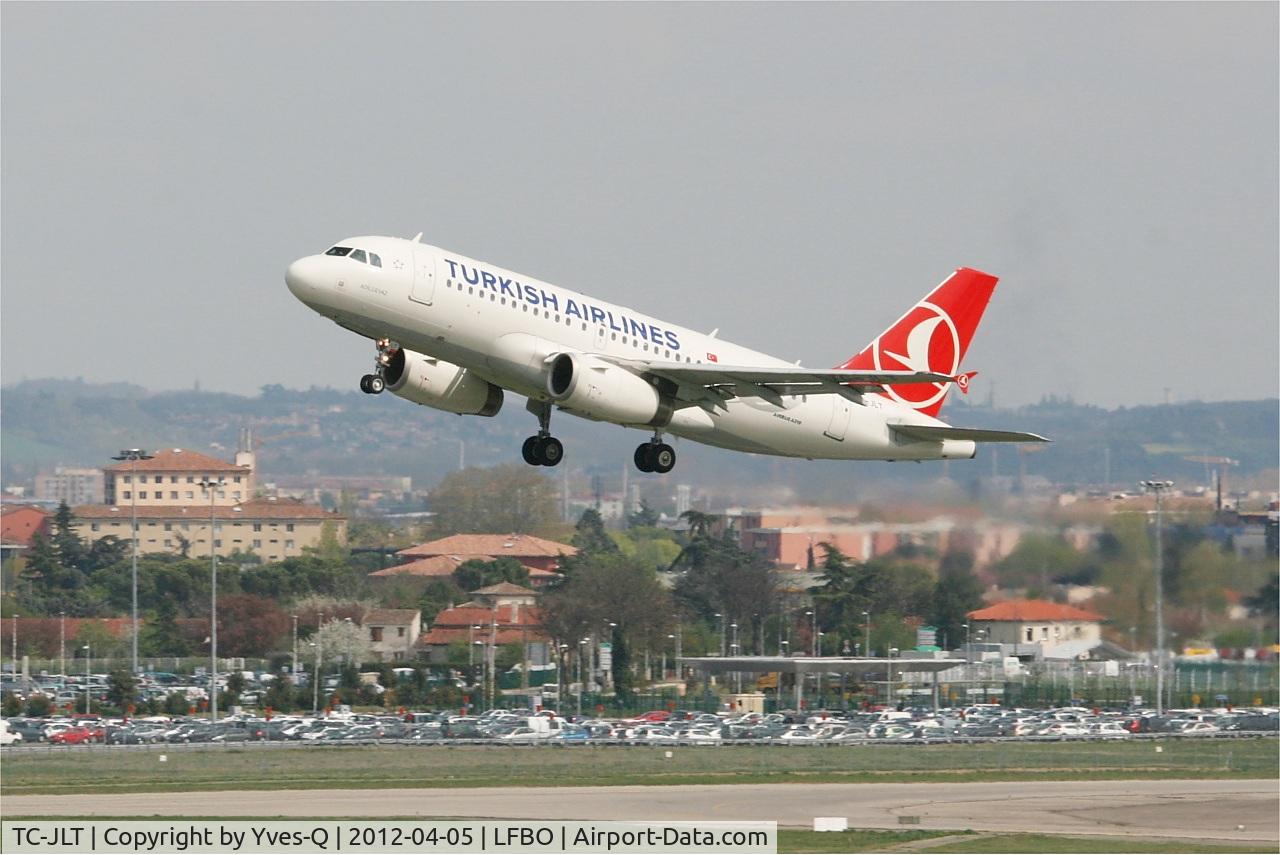 TC-JLT, 2011 Airbus A319-132 C/N 4665, Airbus A319-132, Take off rwy 32L, Toulouse Blagnac Airport (LFBO-TLS)
