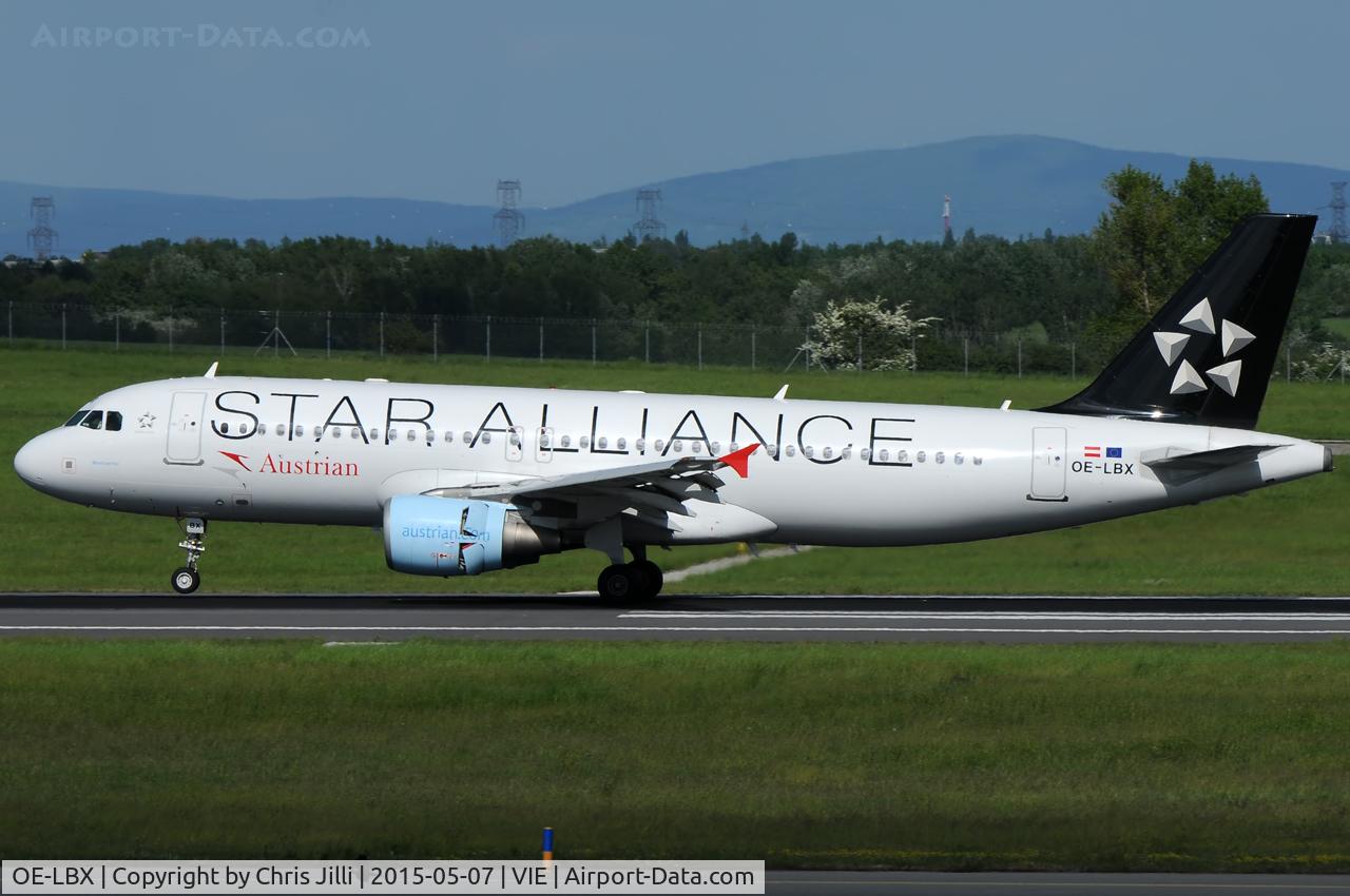 OE-LBX, 2002 Airbus A320-214 C/N 1735, Austrian Airlines