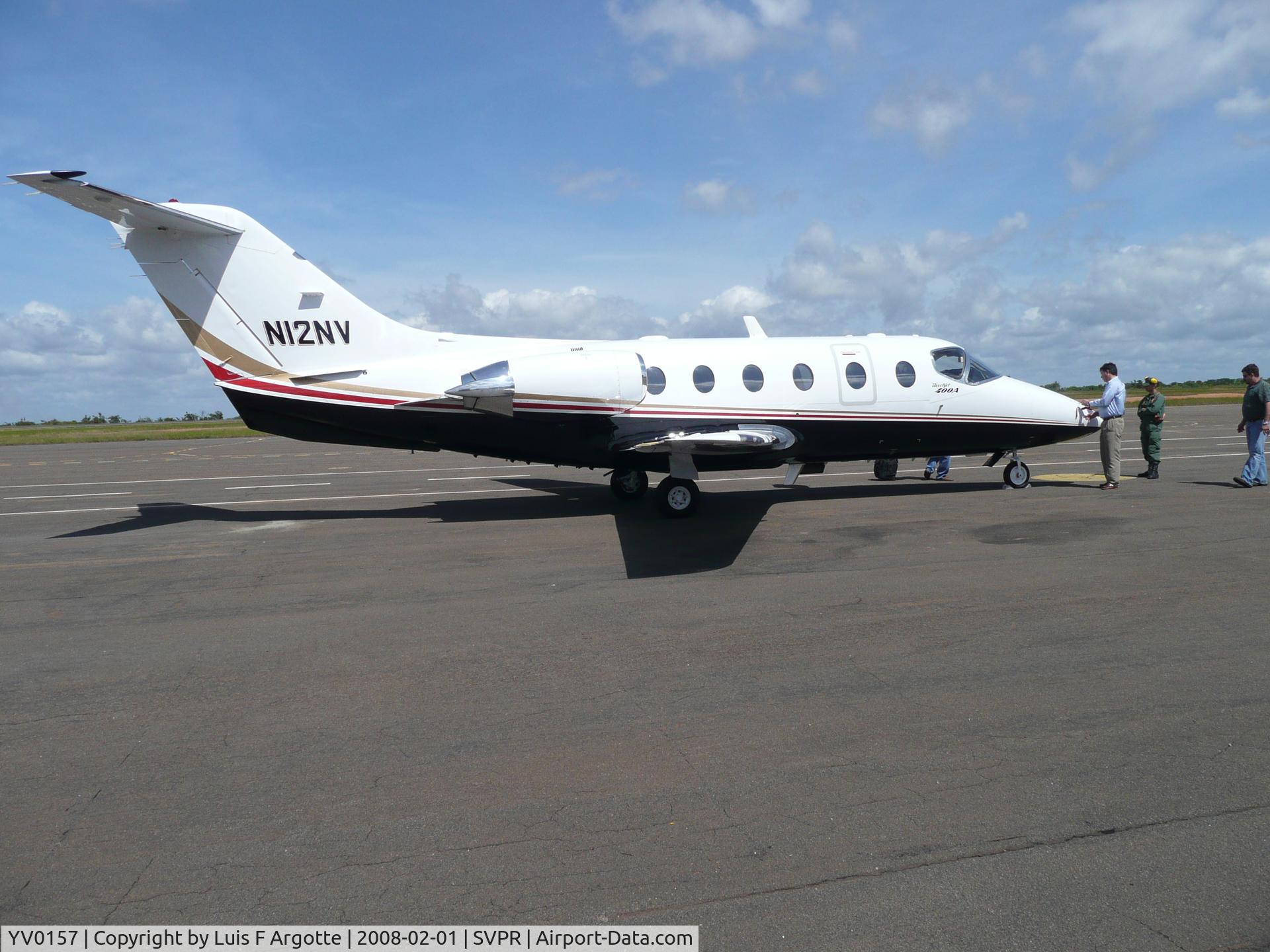 YV0157, 1995 Beech 400A Beechjet C/N RK-103, ARRIVING FOR TAIL NUMBER CHANGE