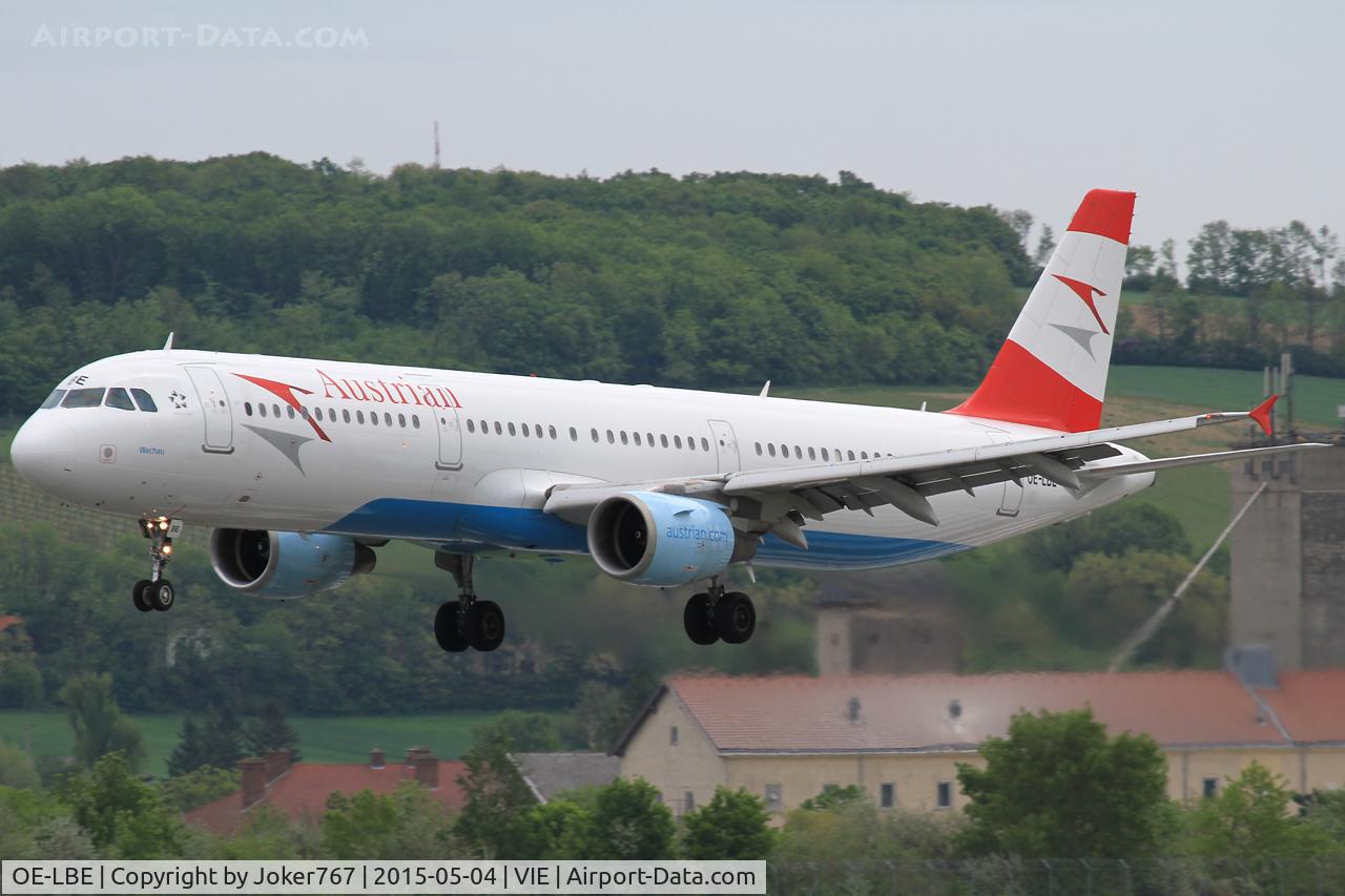 OE-LBE, 1998 Airbus A321-211 C/N 935, Austrian Airlines
