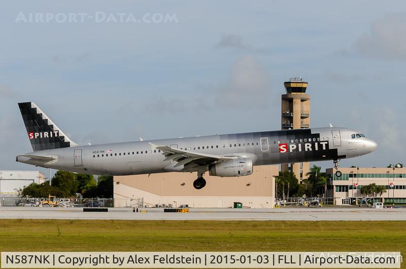 N587NK, 2005 Airbus A321-231 C/N 2476, Ft. Lauderdale