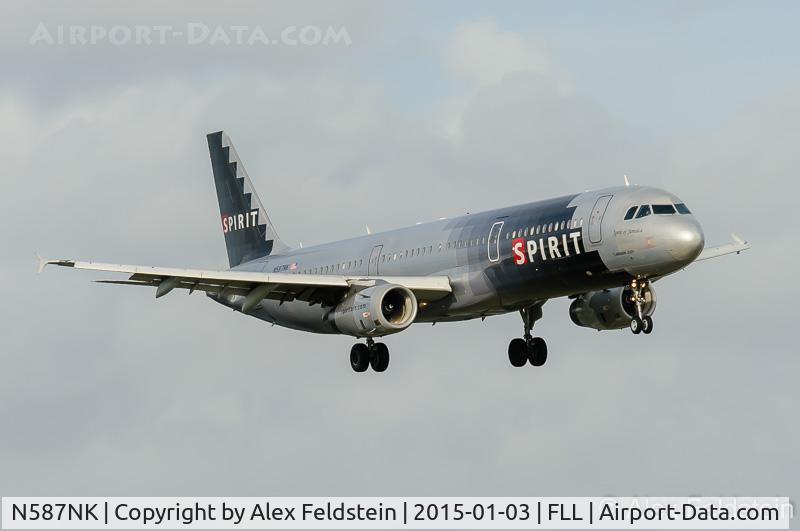 N587NK, 2005 Airbus A321-231 C/N 2476, Ft. Lauderdale