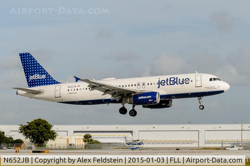 N652JB, 2007 Airbus A320-232 C/N 3029, Ft. Lauderdale