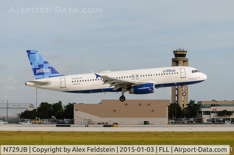 N729JB, 2008 Airbus A320-232 C/N 3572, Ft. Lauderdale