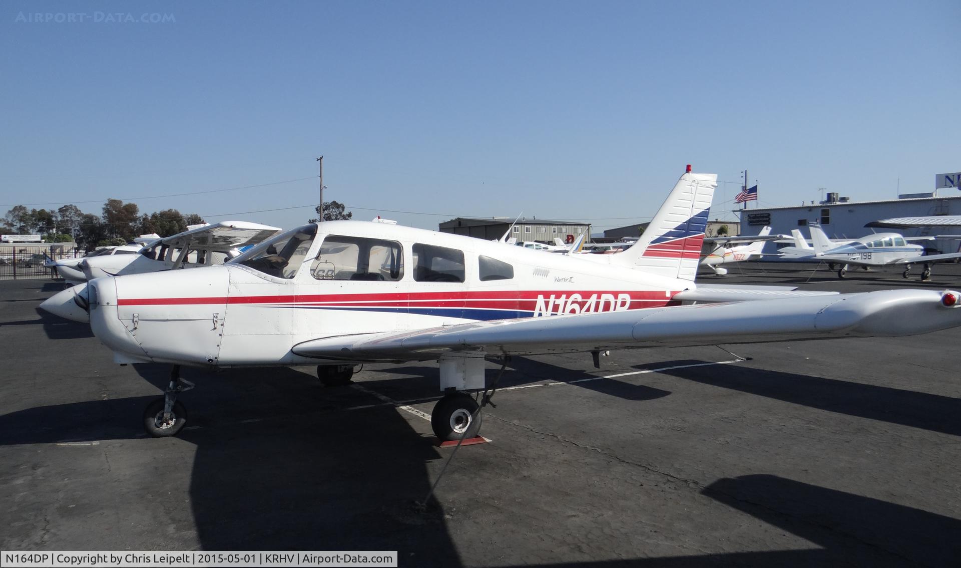 N164DP, 1979 Piper PA-28-161 C/N 28-8016190, A local 1979 Piper Warrior II sitting at the Squadron 2 ramp.