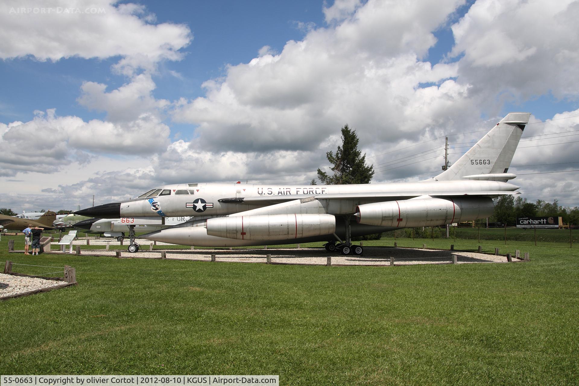 55-0663, 1955 Convair TB-58A Hustler C/N 4, Grissom museum