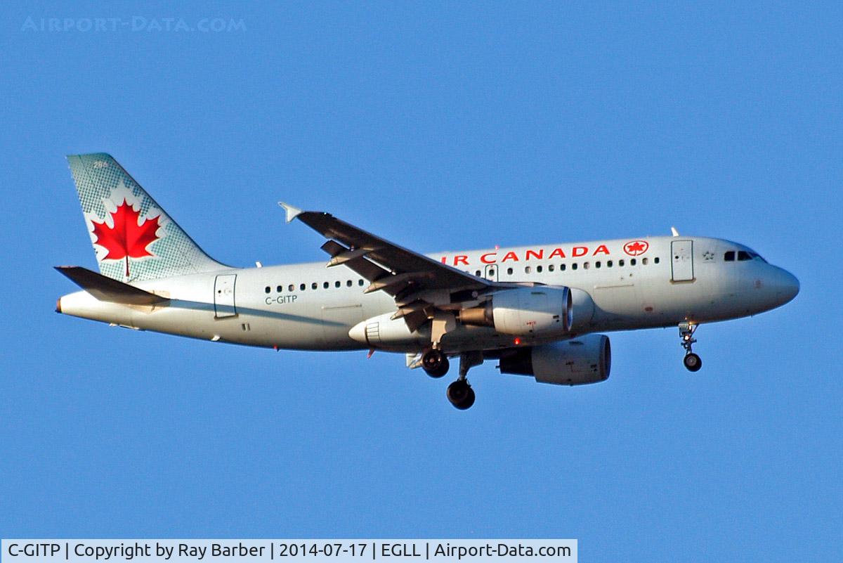 C-GITP, 2001 Airbus A319-112 C/N 1562, Airbus A319-114 [1562] (Air Canada) Home~17/07/2014