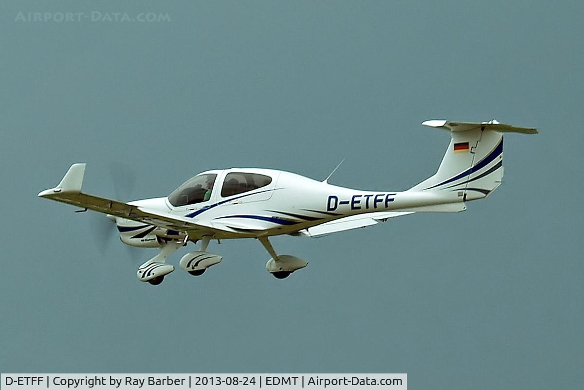D-ETFF, 2011 Diamond DA-40NG Diamond Star C/N 40.N030, Diamond DA.40NG Diamond Star [40.N030] Tannheim~D 24/08/2013