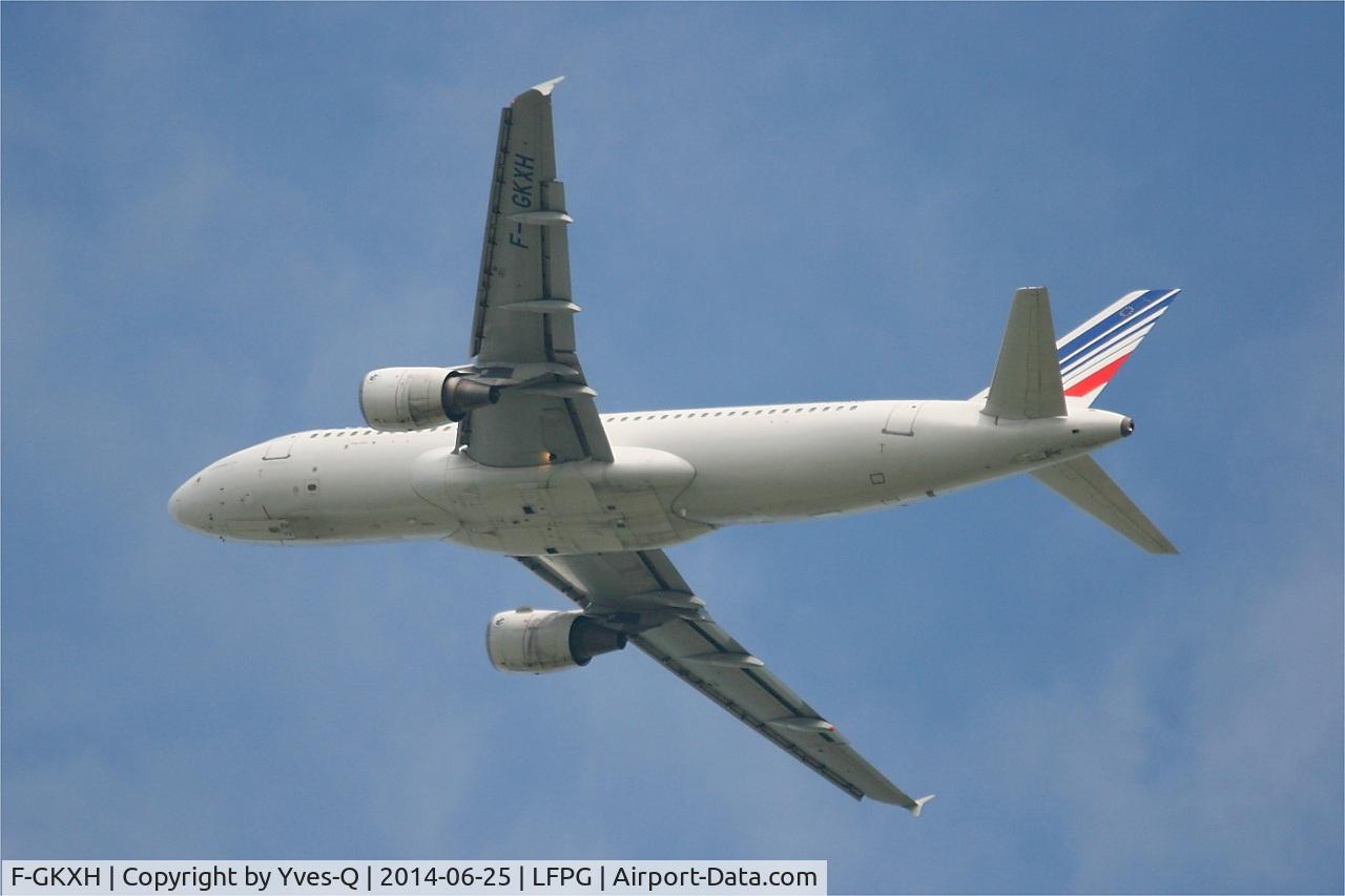 F-GKXH, 2002 Airbus A320-214 C/N 1924, Airbus A320-214, Take off rwy 27L, Roissy Charles De Gaulle airport (LFPG-CDG)