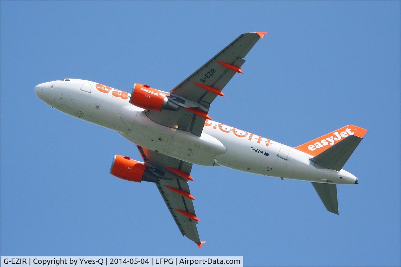 G-EZIR, 2005 Airbus A319-111 C/N 2527, Airbus A319-111, Take off rwy 27L, Roissy Charles De Gaulle airport (LFPG-CDG)