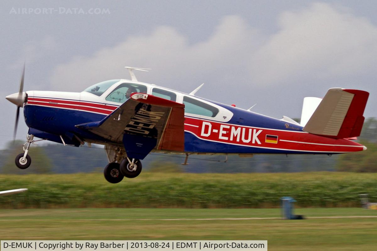 D-EMUK, Beech V35B Bonanza C/N D-9986, Beech V35B Bonanza [D-9986] Tannheim~D 24/08/2013