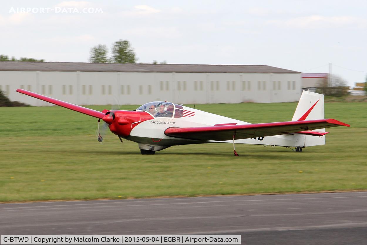 G-BTWD, 1980 Slingsby T-61F Venture T2 C/N 1976, Slingsby T-61F Venture T2 at The Real Aeroplane Club's Auster Fly-In, Breighton Airfield, May 4th 2015.