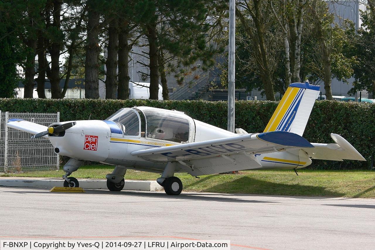F-BNXP, Morane-Saulnier MS-880B Rallye Club C/N 839, Morane-Saulnier MS-880B Rallye Club, Morlaix-Ploujean airport (LFRU-MXN) air show in september 2014