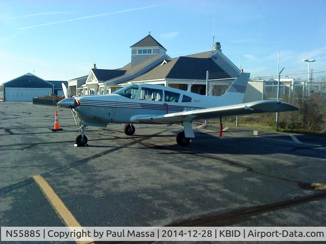 N55885, 1973 Piper PA-28R-200 Cherokee Arrow C/N 28R-7335305, N55885 at Block Island