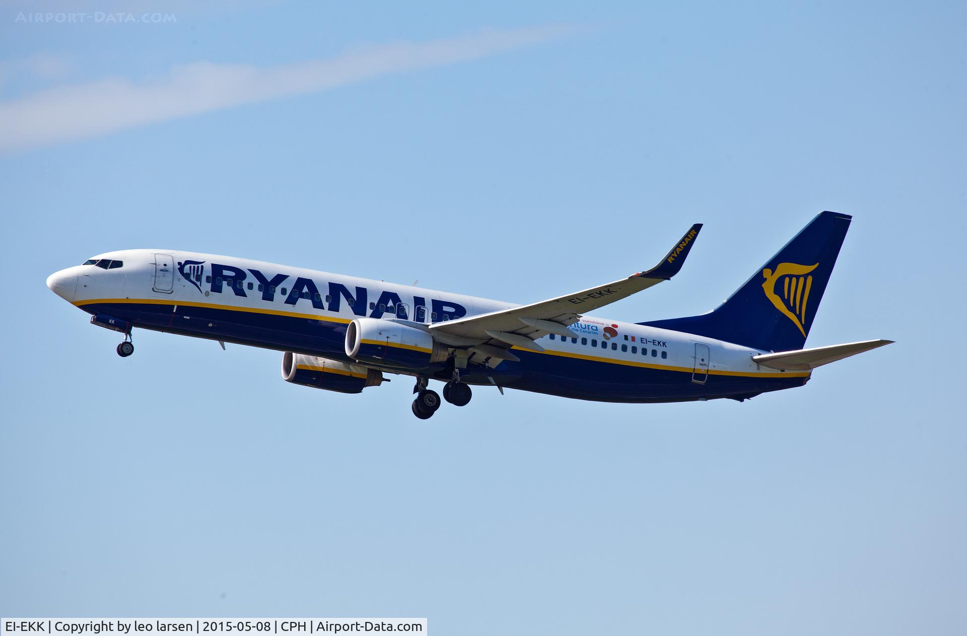 EI-EKK, 2010 Boeing 737-8AS C/N 38500, Copenhagen Kastrup 8.5.15