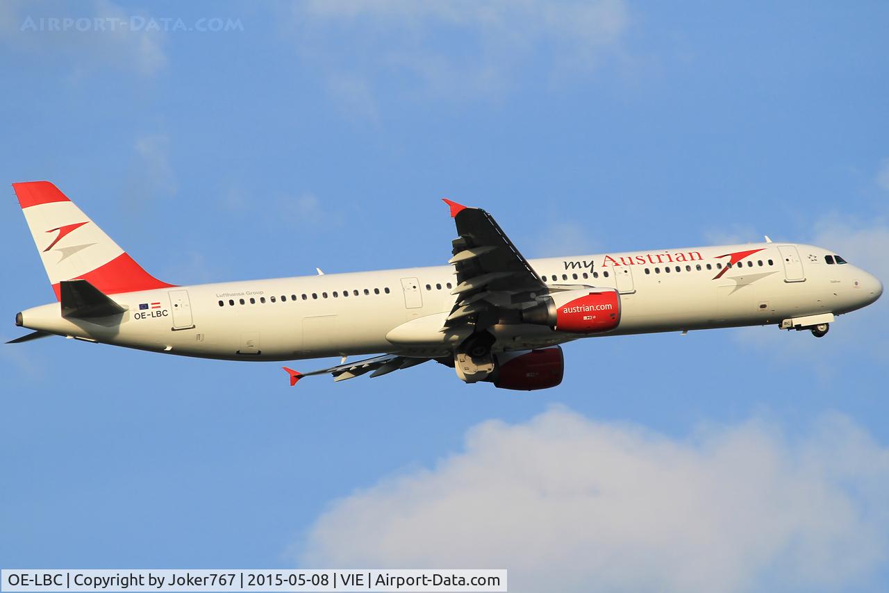 OE-LBC, 1996 Airbus A321-111 C/N 581, Austrian Airlines