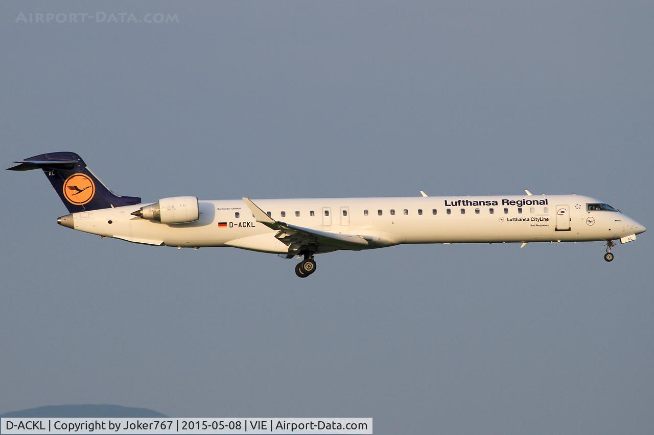 D-ACKL, 2006 Bombardier CRJ-900LR (CL-600-2D24) C/N 15095, Lufthansa Regional (CityLine)