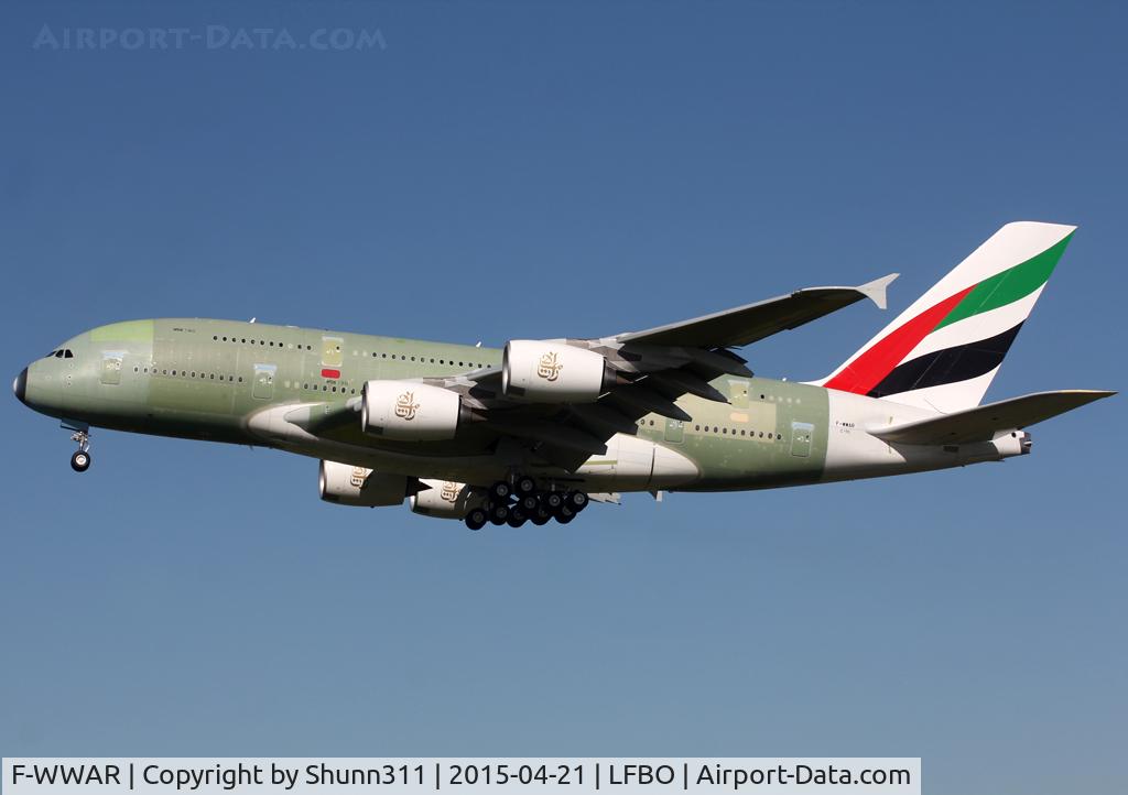 F-WWAR, 2015 Airbus A380-861 C/N 0190, C/n 0190 - For Emirates