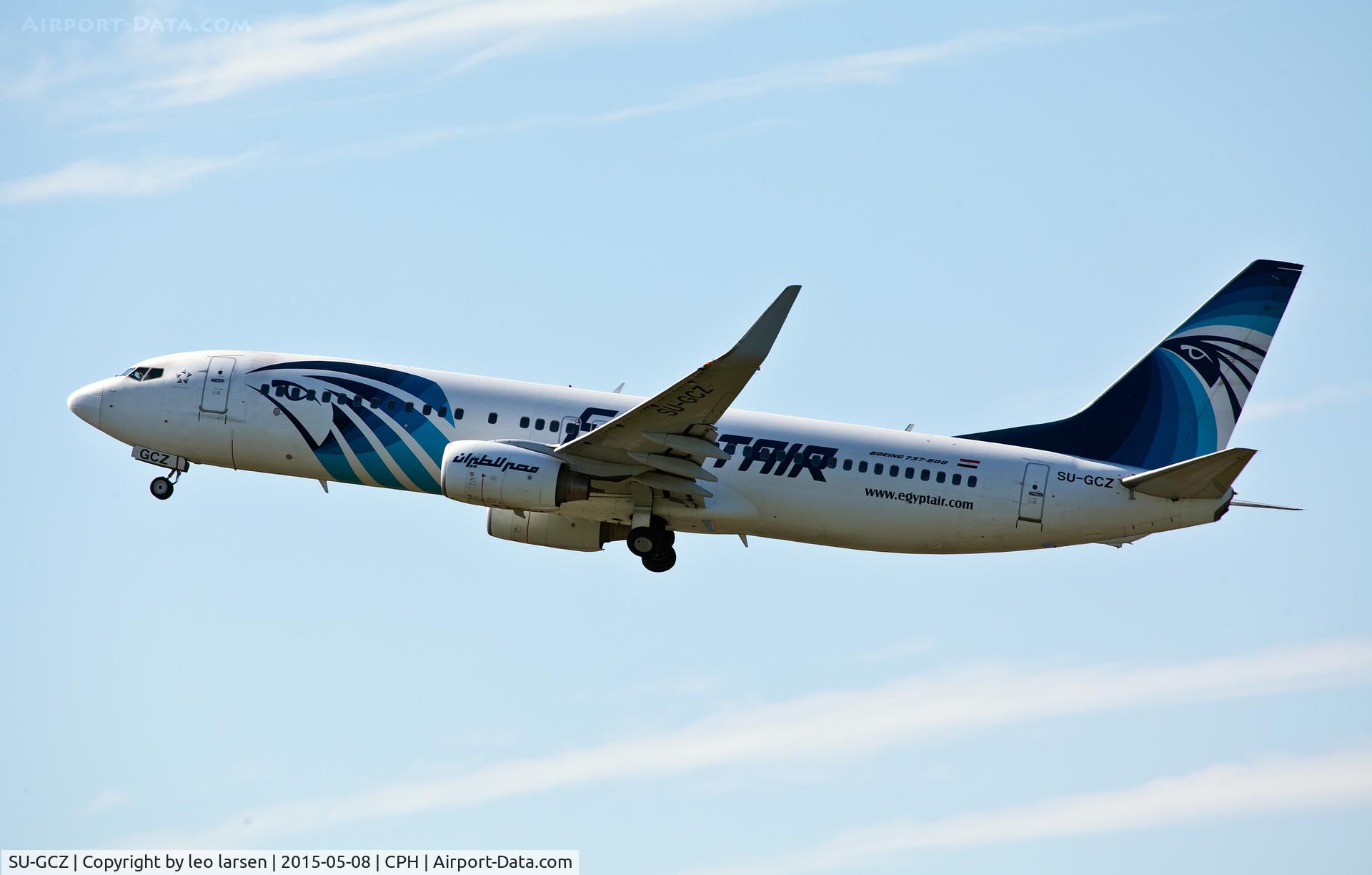 SU-GCZ, 2009 Boeing 737-866 C/N 35568, Copenhagen 8.5.15