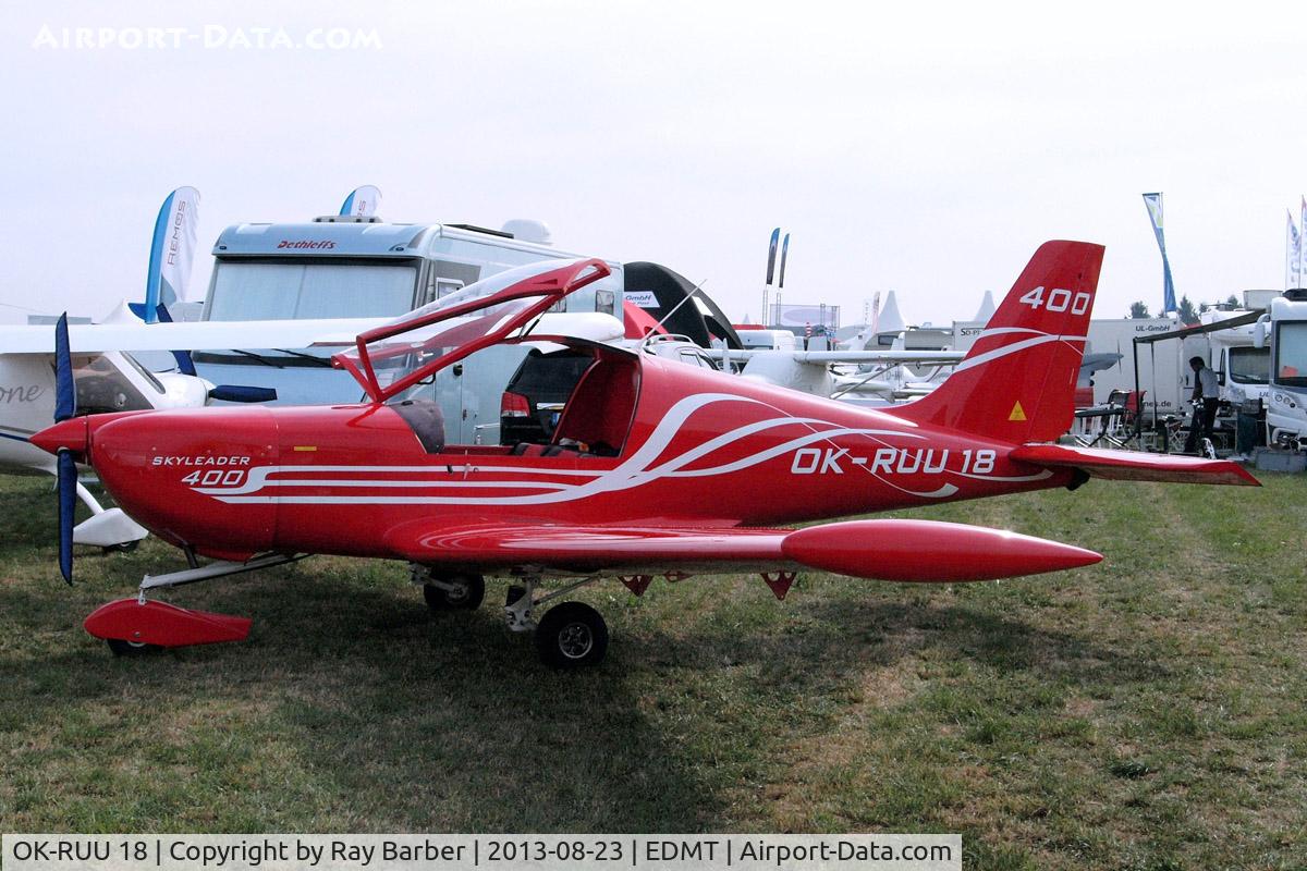 OK-RUU 18, Jihlavan Skyleader 400 C/N Not found OK-RUU, Jihlavan Airplanes Skyleader 400 [Unknown] Tannheim~D 23/08/2013